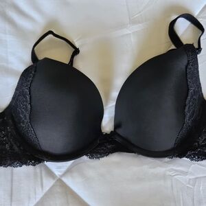 Victoria's Secret Black Lace Push-Up Bra
